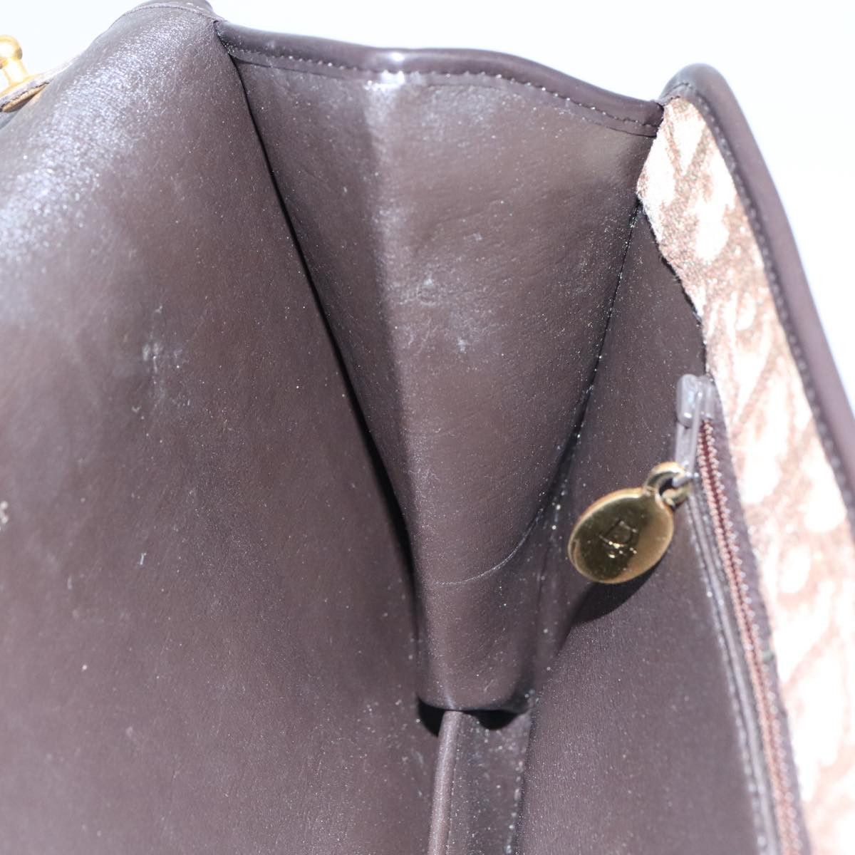 Dior Trotter Brown Canvas Clutch Bag (Pre-Owned) Size ONE SIZE - 16 Thumbnail