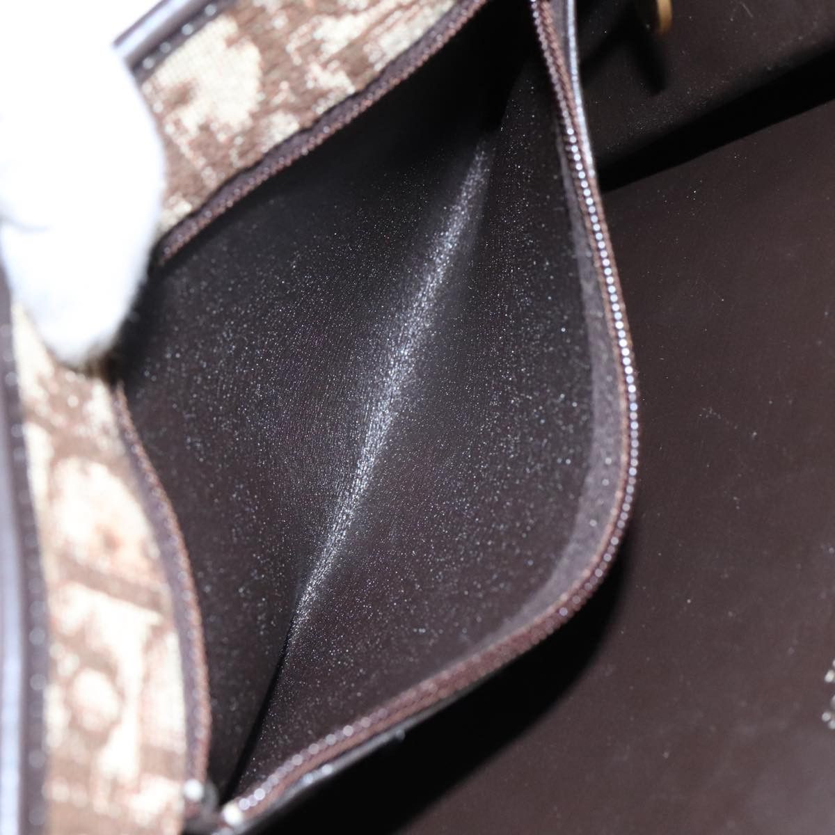 Dior Trotter Brown Canvas Clutch Bag (Pre-Owned) Size ONE SIZE - 18 Thumbnail