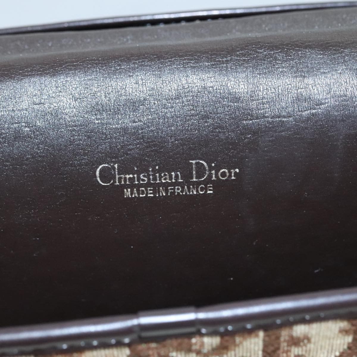 Dior Trotter Brown Canvas Clutch Bag (Pre-Owned) Size ONE SIZE - 11 Thumbnail