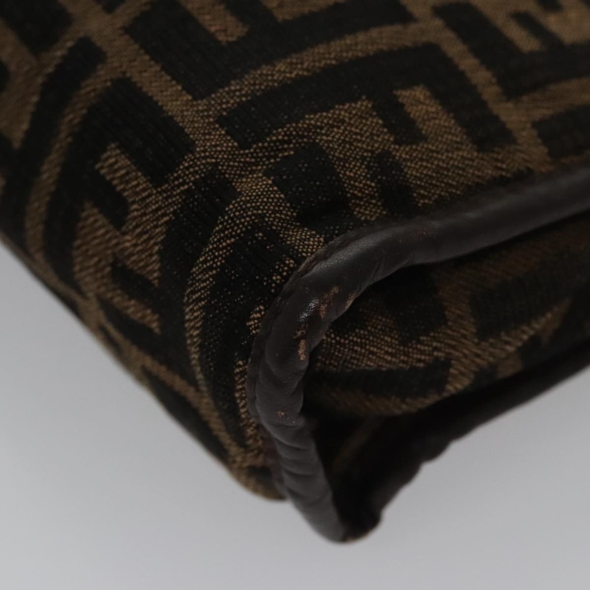 Fendi Zucca Brown Canvas Clutch Bag (Pre-Owned) Size ONE SIZE - 8 Thumbnail