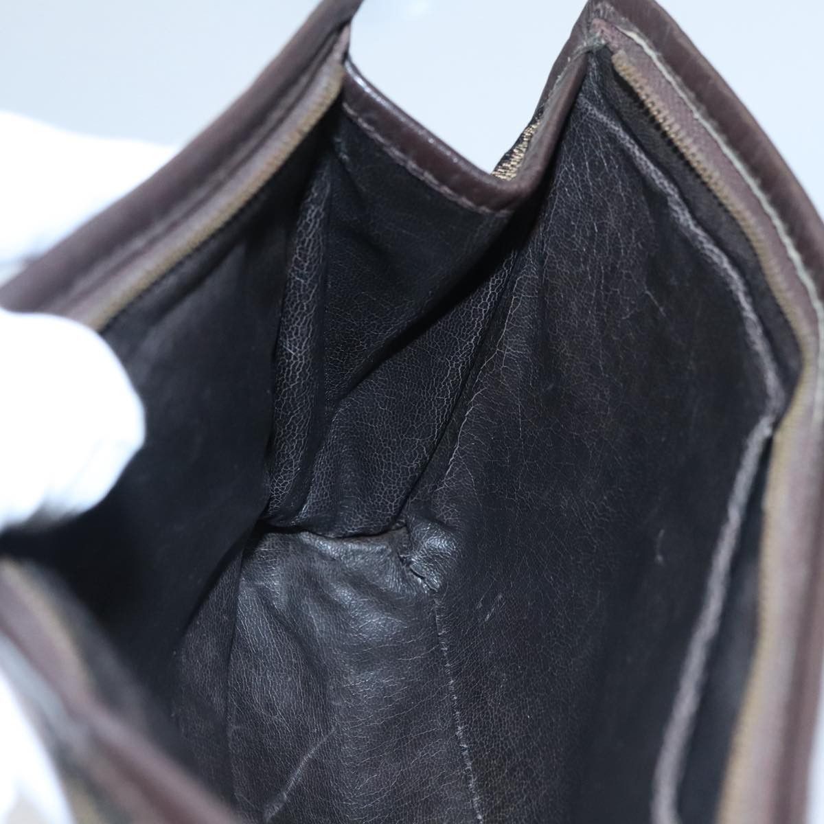 Fendi Zucca Brown Canvas Clutch Bag (Pre-Owned) Size ONE SIZE - 16 Thumbnail