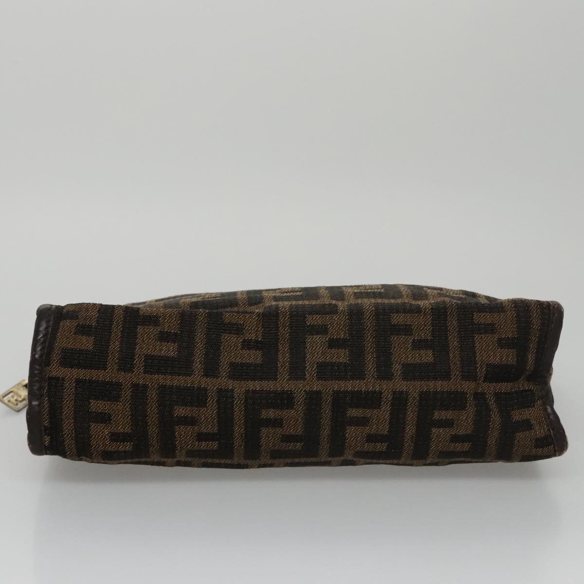 Fendi Zucca Brown Canvas Clutch Bag (Pre-Owned) Size ONE SIZE - 14 Thumbnail