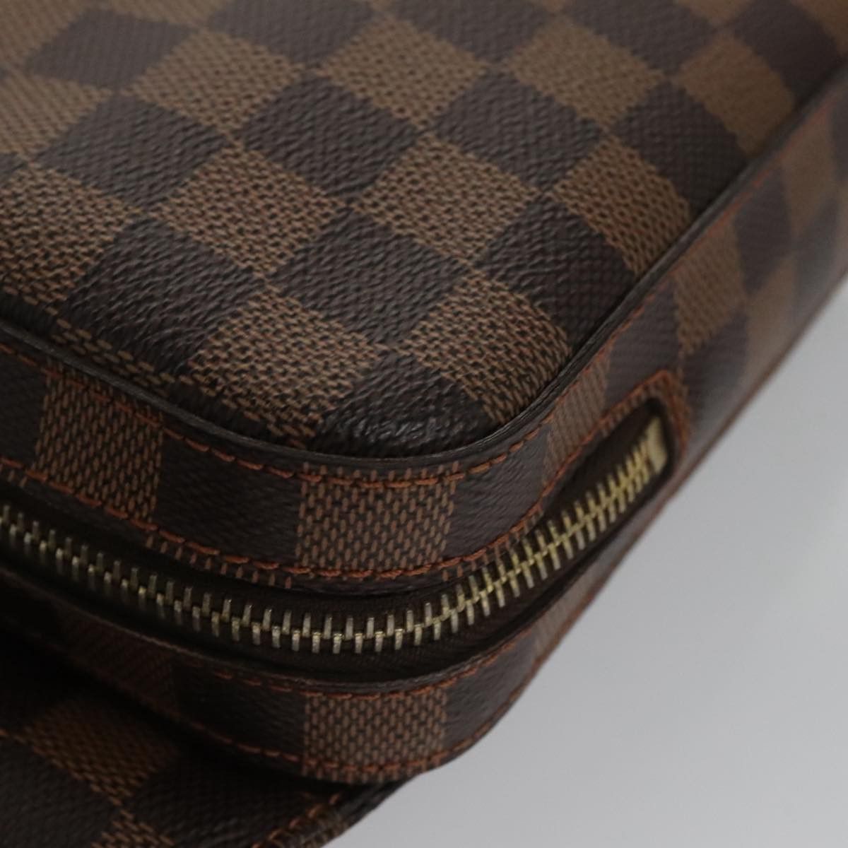 Louis Vuitton Geronimos Brown Canvas Shoulder Bag (Pre-Owned) Size ONE SIZE - 7 Thumbnail