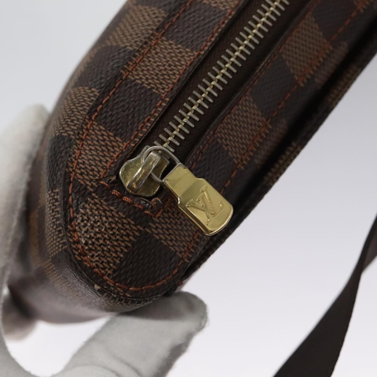 Louis Vuitton Geronimos Brown Canvas Shoulder Bag (Pre-Owned) Size ONE SIZE - 13 Thumbnail