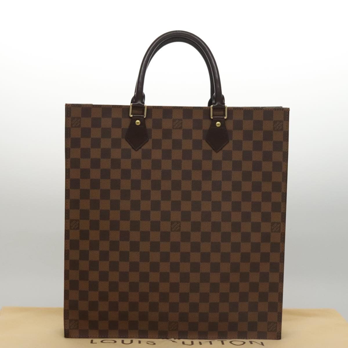 Louis Vuitton Sac Plat Brown Canvas Tote Bag (Pre-Owned) Size ONE SIZE - 17 Thumbnail