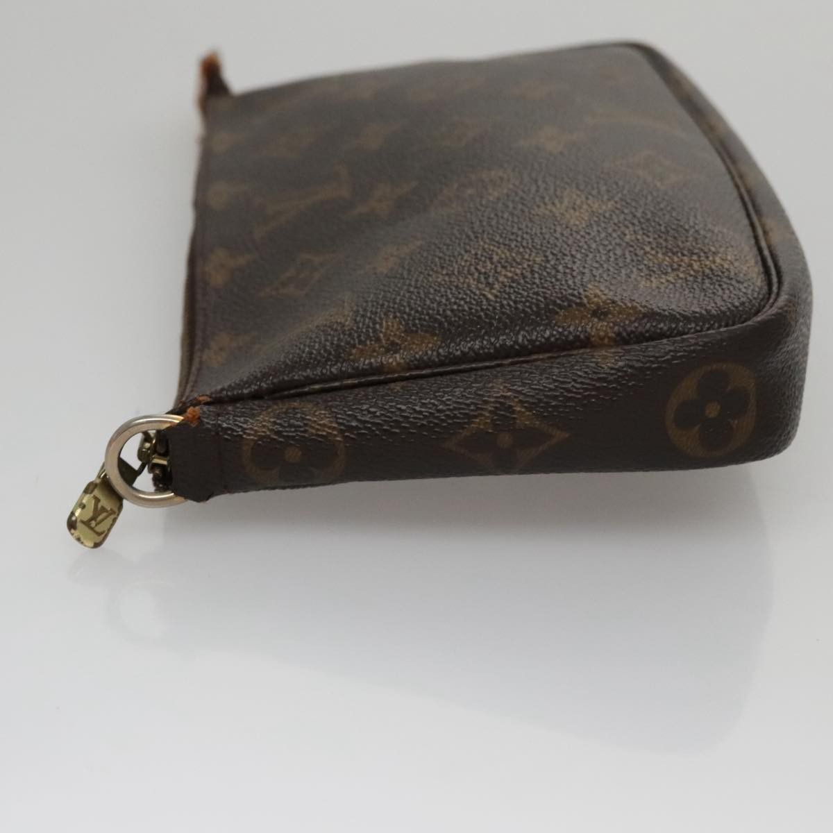Louis Vuitton Pochette Accessoire Brown Canvas Clutch Bag (Pre-Owned) Size ONE SIZE - 4 Thumbnail