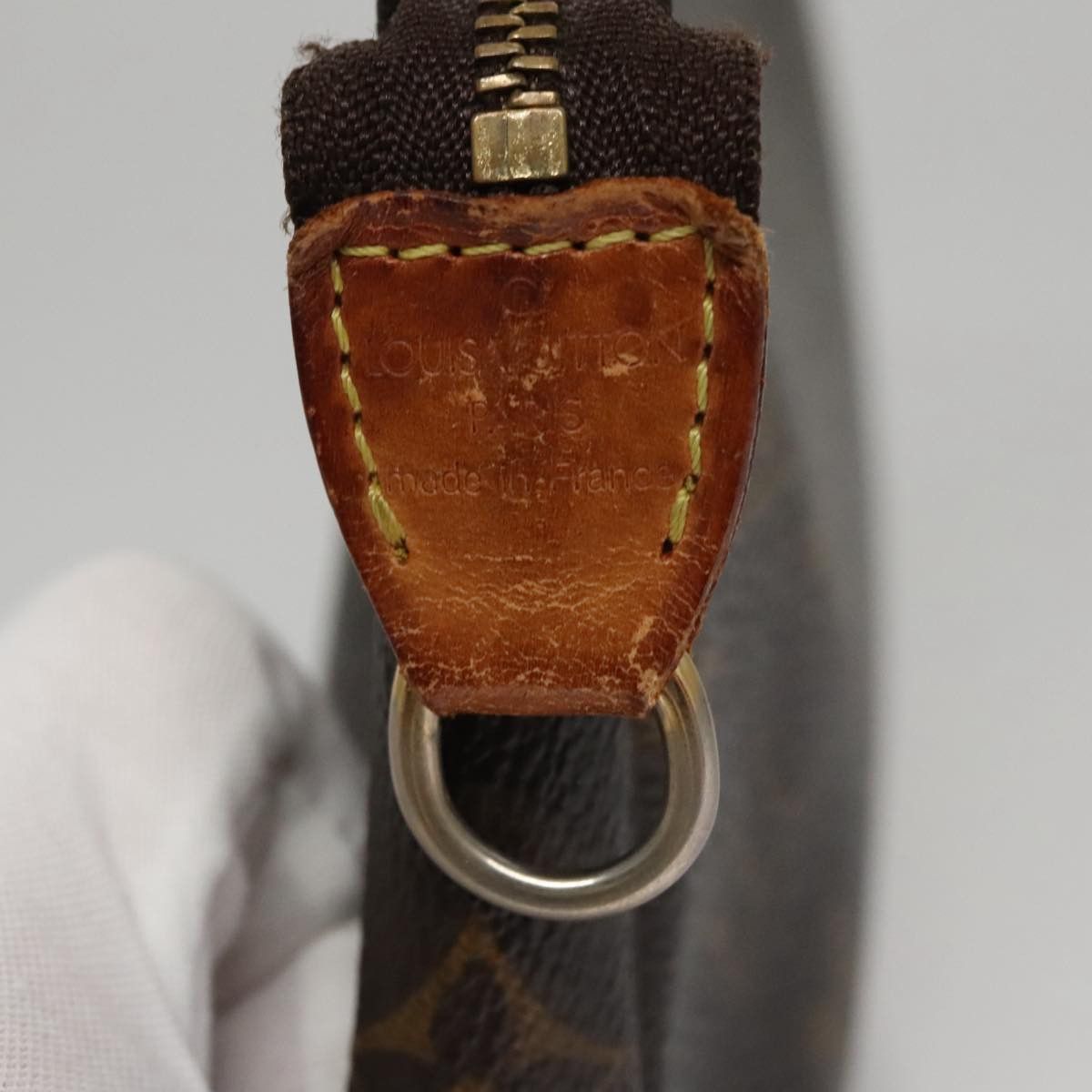Louis Vuitton Pochette Accessoire Brown Canvas Clutch Bag (Pre-Owned) Size ONE SIZE - 11 Thumbnail