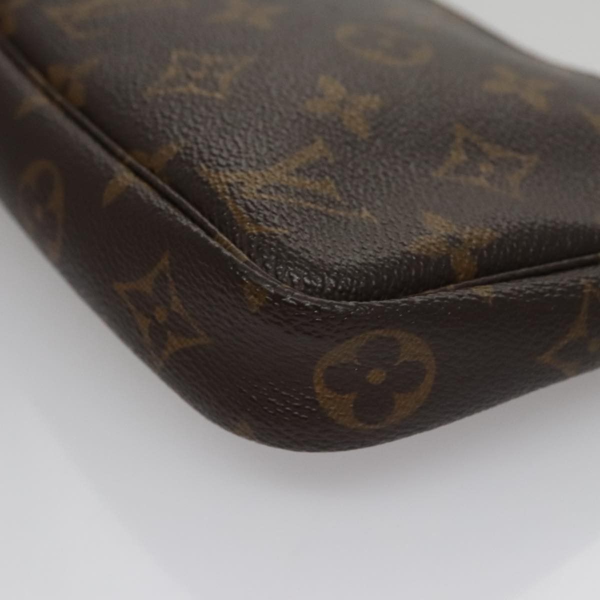 Louis Vuitton Pochette Accessoire Brown Canvas Clutch Bag (Pre-Owned) Size ONE SIZE - 7 Thumbnail