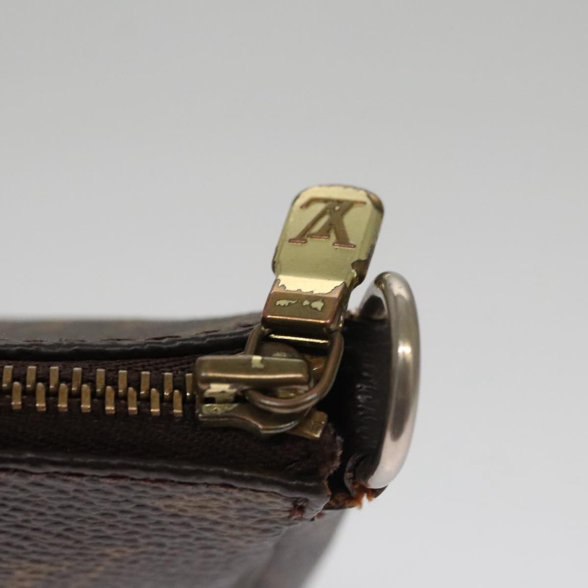 Louis Vuitton Pochette Accessoire Brown Canvas Clutch Bag (Pre-Owned) Size ONE SIZE - 8 Thumbnail