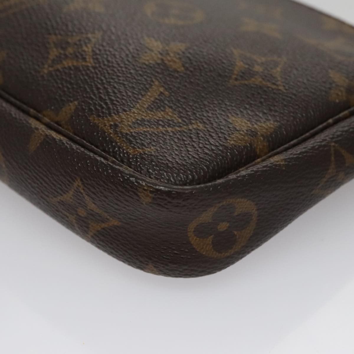Louis Vuitton Pochette Accessoire Brown Canvas Clutch Bag (Pre-Owned) Size ONE SIZE - 6 Thumbnail