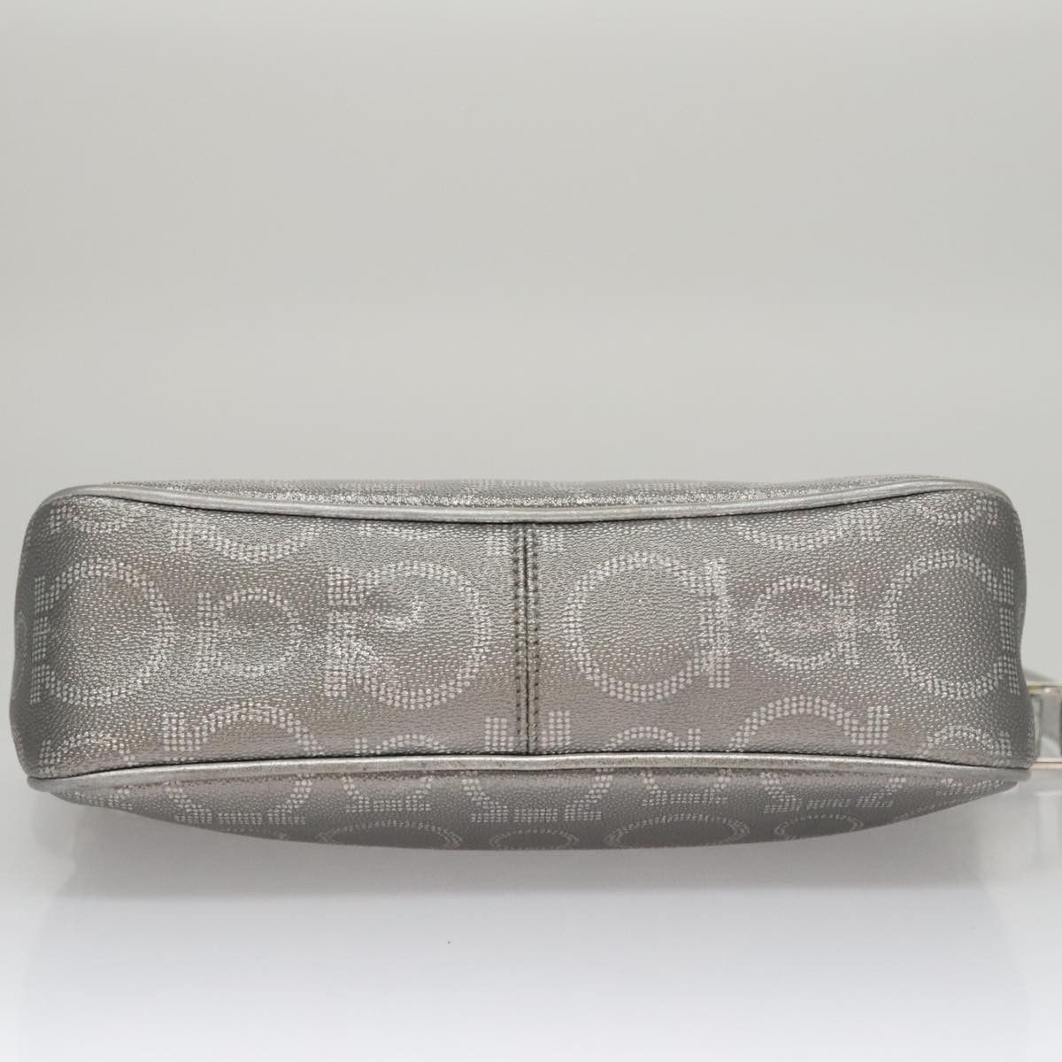Salvatore Ferragamo Gancini Grey Leather Clutch Bag (Pre-Owned) Size ONE SIZE - 16 Thumbnail