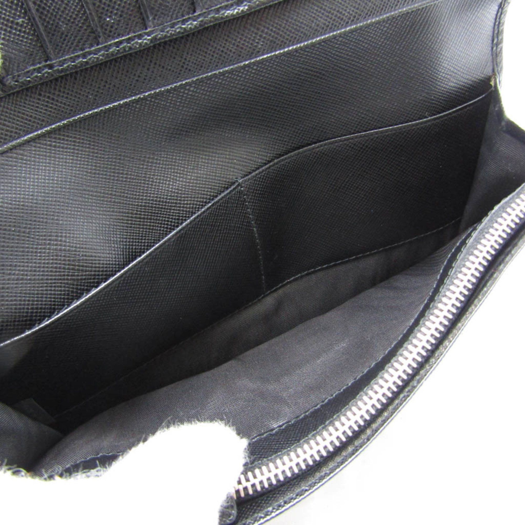 Prada Black Leather Wallet (Pre-Owned) Size ONE SIZE - 14 Thumbnail
