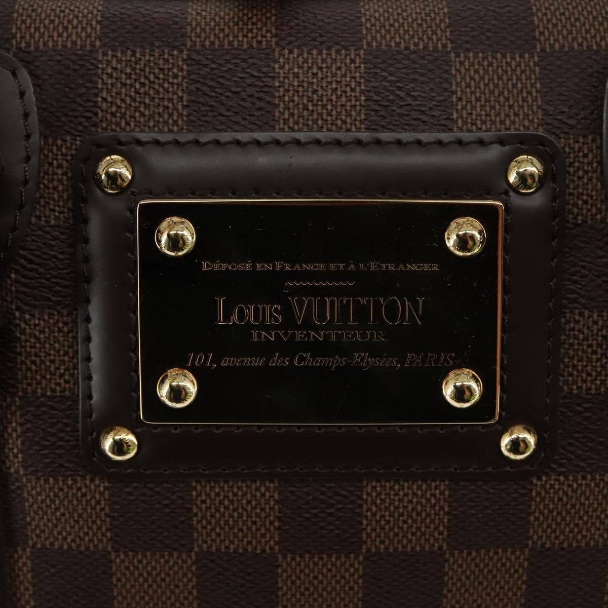 Louis Vuitton Berkeley Brown Canvas Handbag (Pre-Owned) Size ONE SIZE - 13 Thumbnail