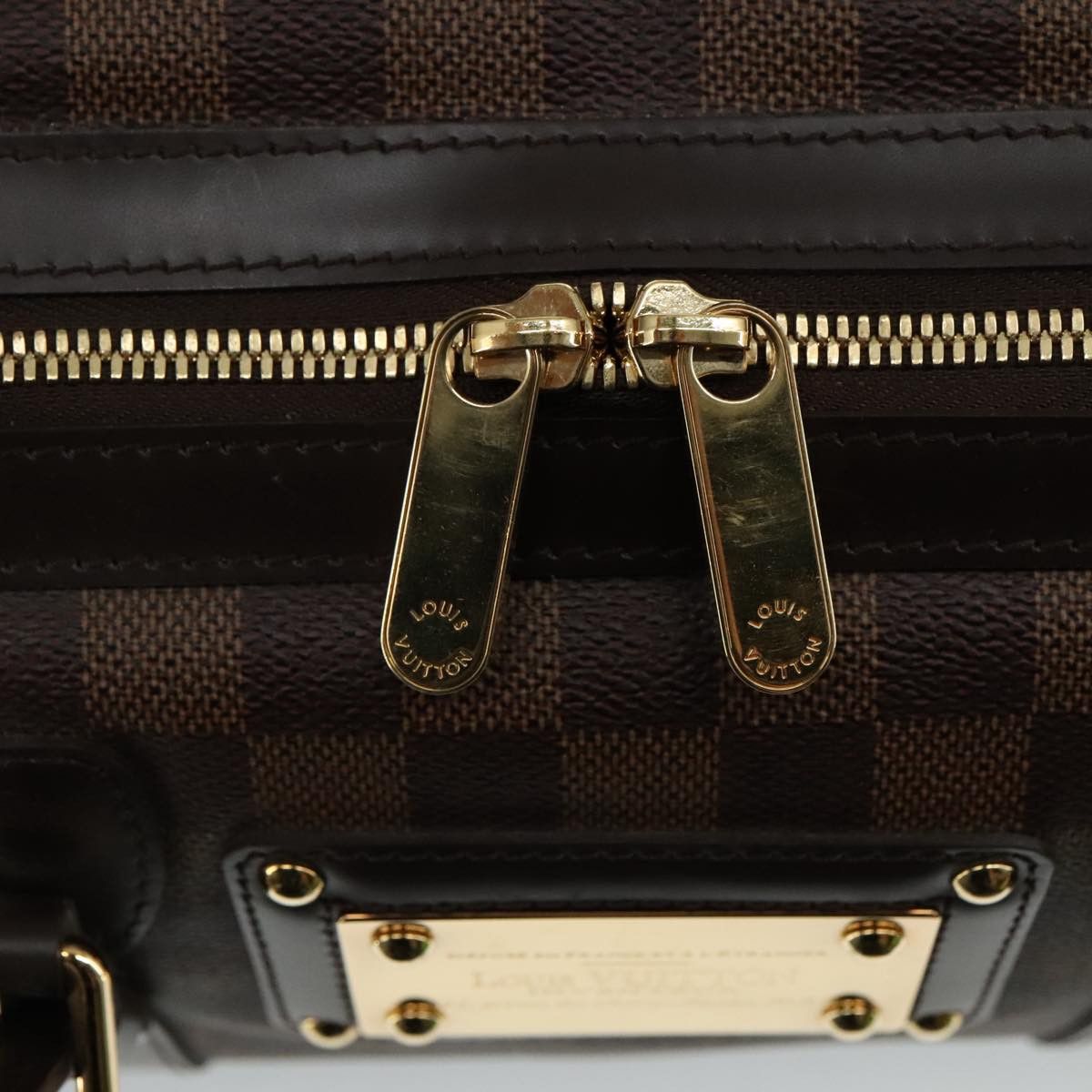 Louis Vuitton Berkeley Brown Canvas Handbag (Pre-Owned) Size ONE SIZE - 14 Thumbnail