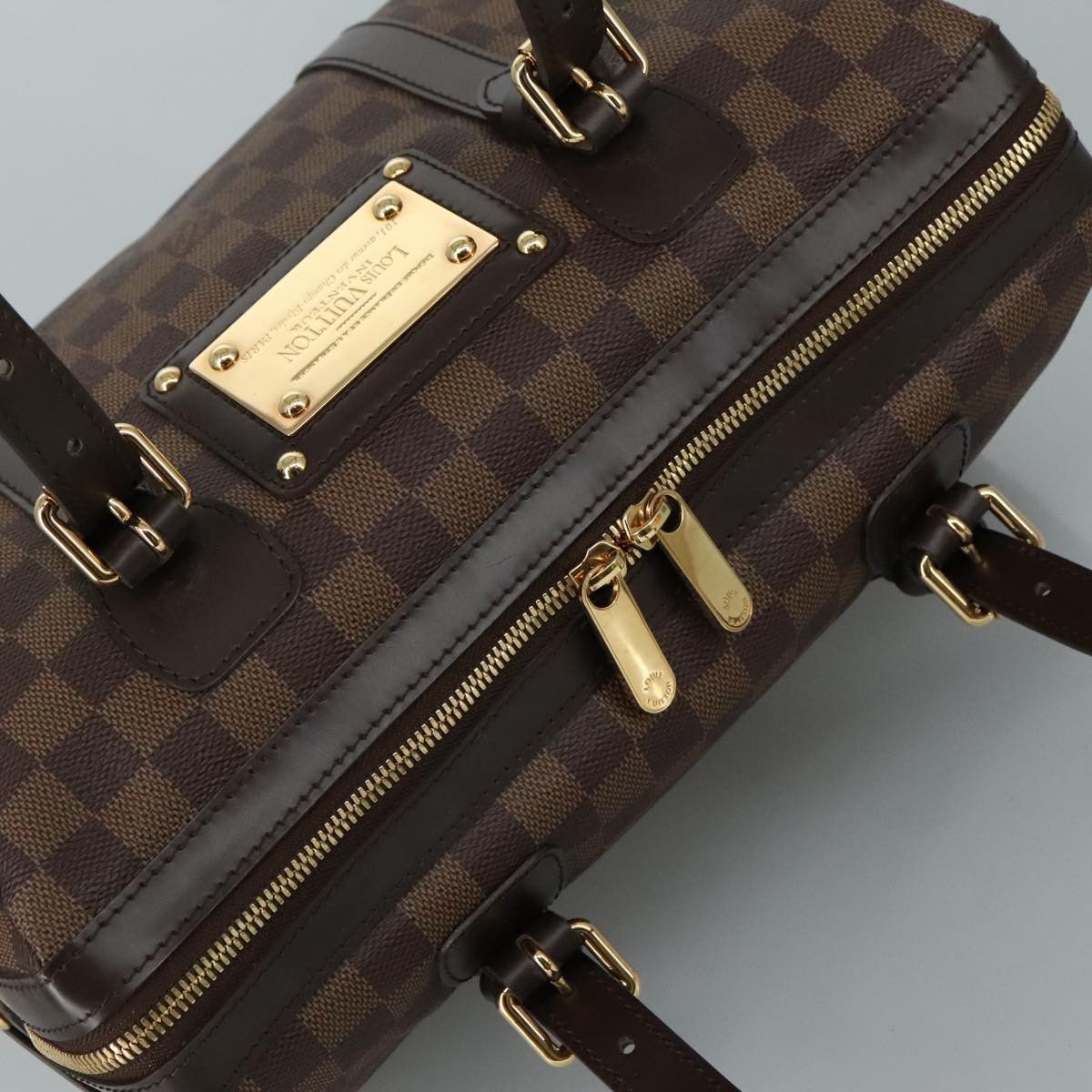 Louis Vuitton Berkeley Brown Canvas Handbag (Pre-Owned) Size ONE SIZE - 12 Thumbnail