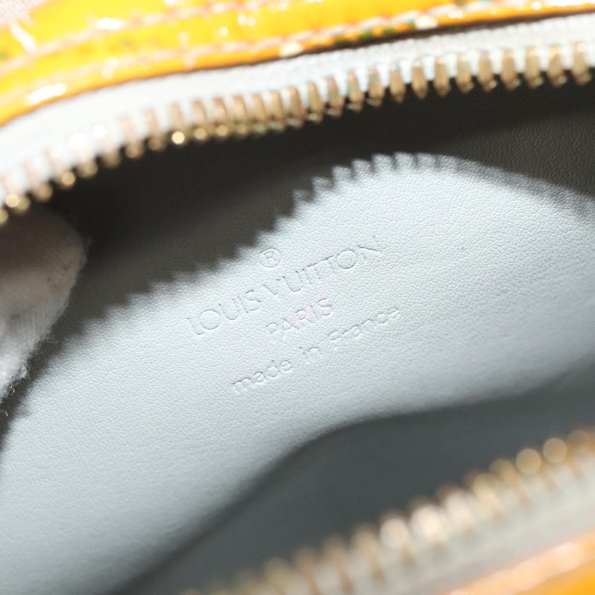 Wooster Yellow Patent Leather Clutch Bag (Pre-Owned)