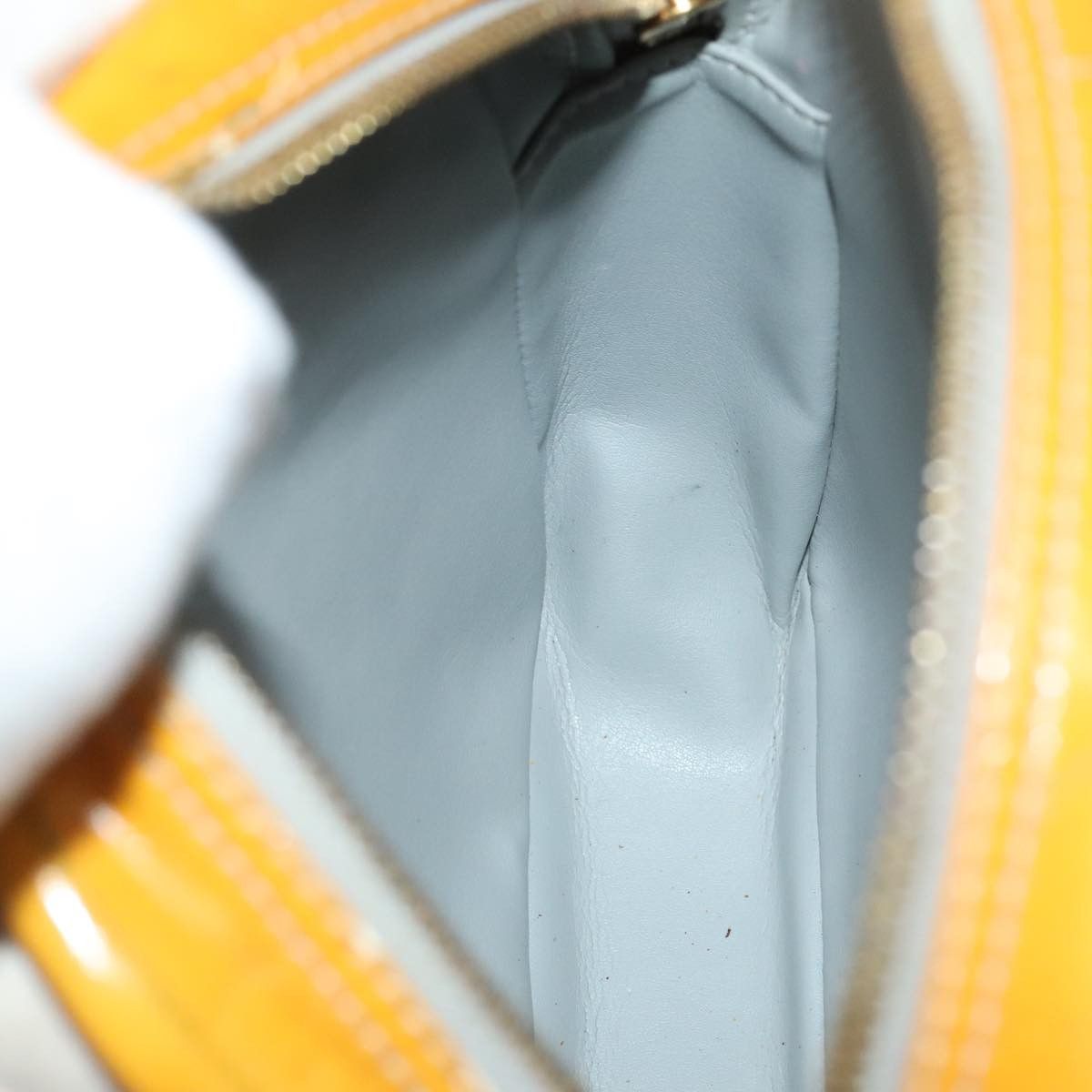 Wooster Yellow Patent Leather Clutch Bag (Pre-Owned)