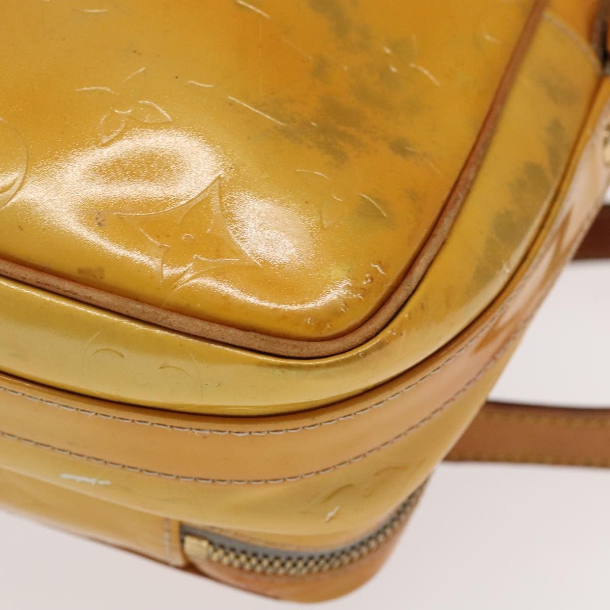 Wooster Yellow Patent Leather Clutch Bag (Pre-Owned)