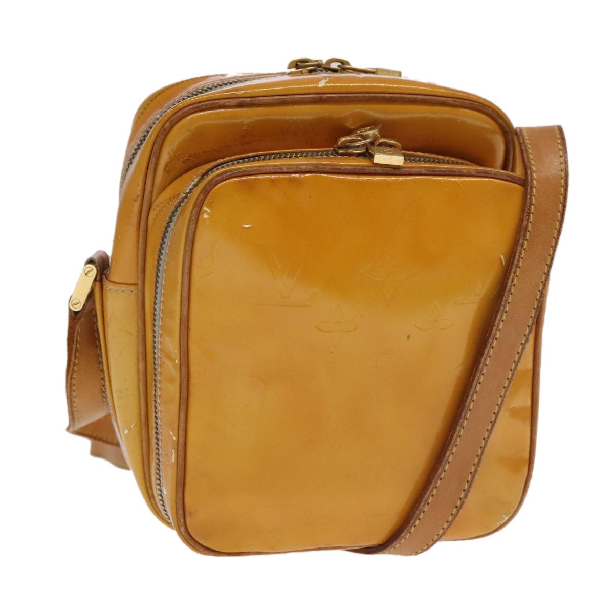 Wooster Yellow Patent Leather Clutch Bag (Pre-Owned)