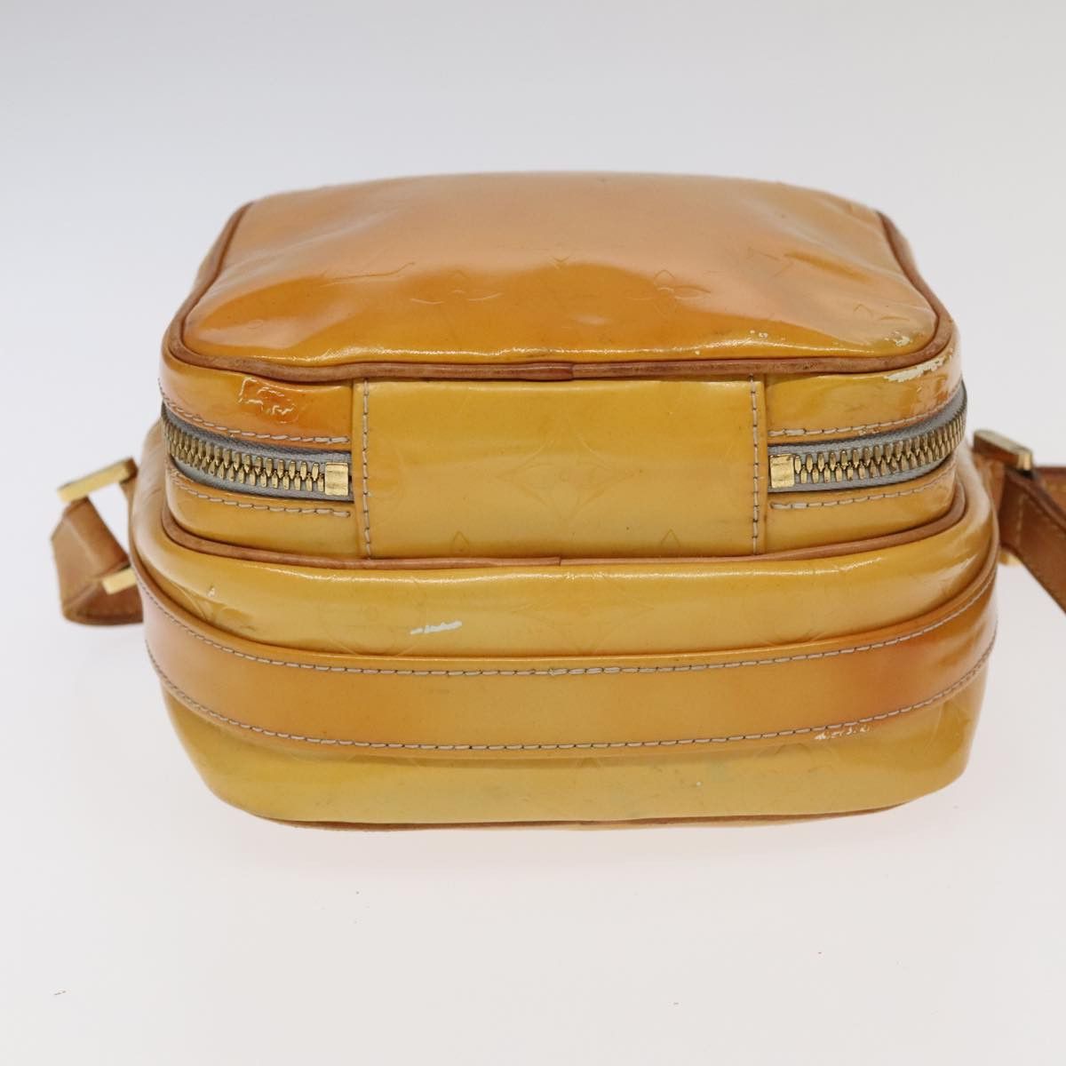 Wooster Yellow Patent Leather Clutch Bag (Pre-Owned)