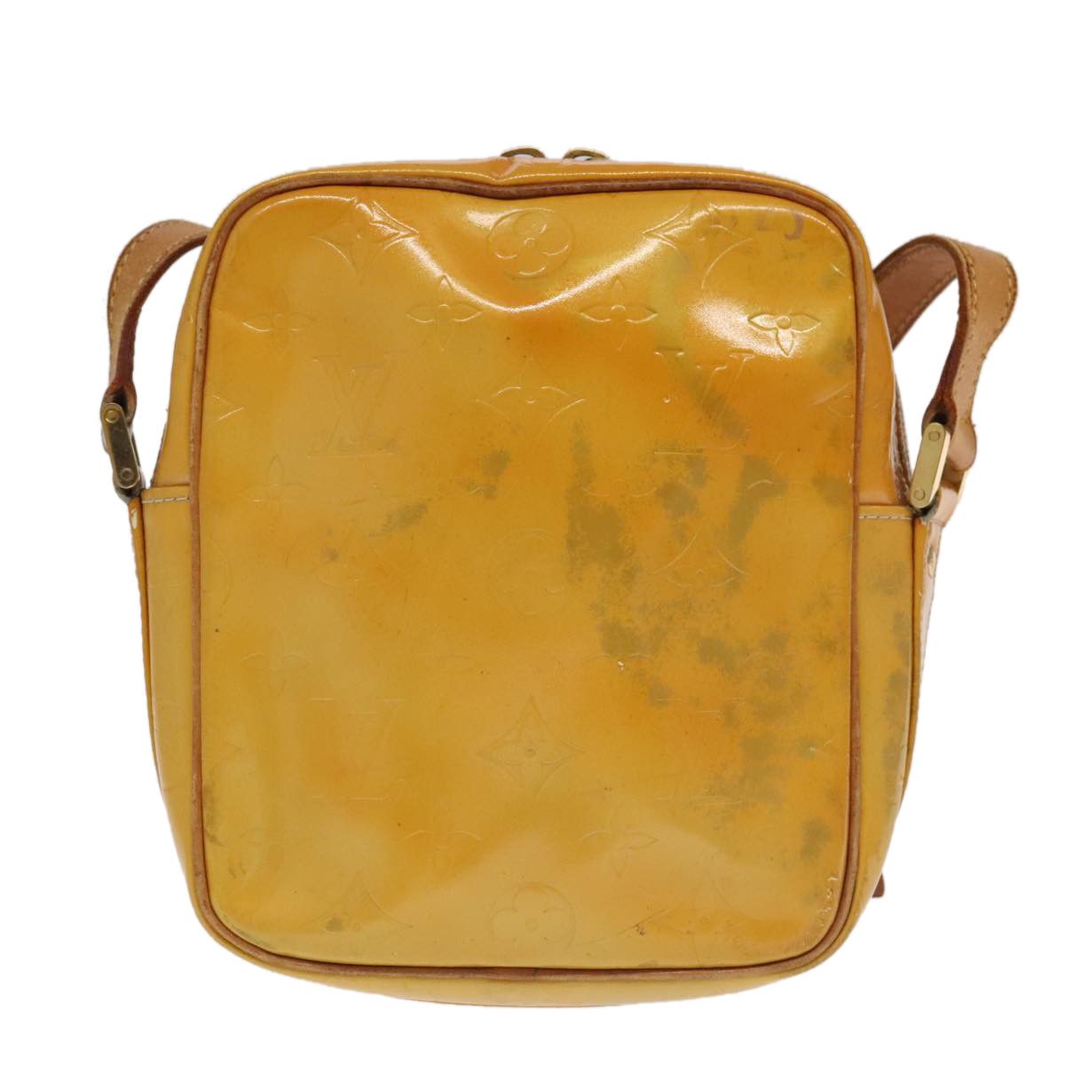 Wooster Yellow Patent Leather Clutch Bag (Pre-Owned)