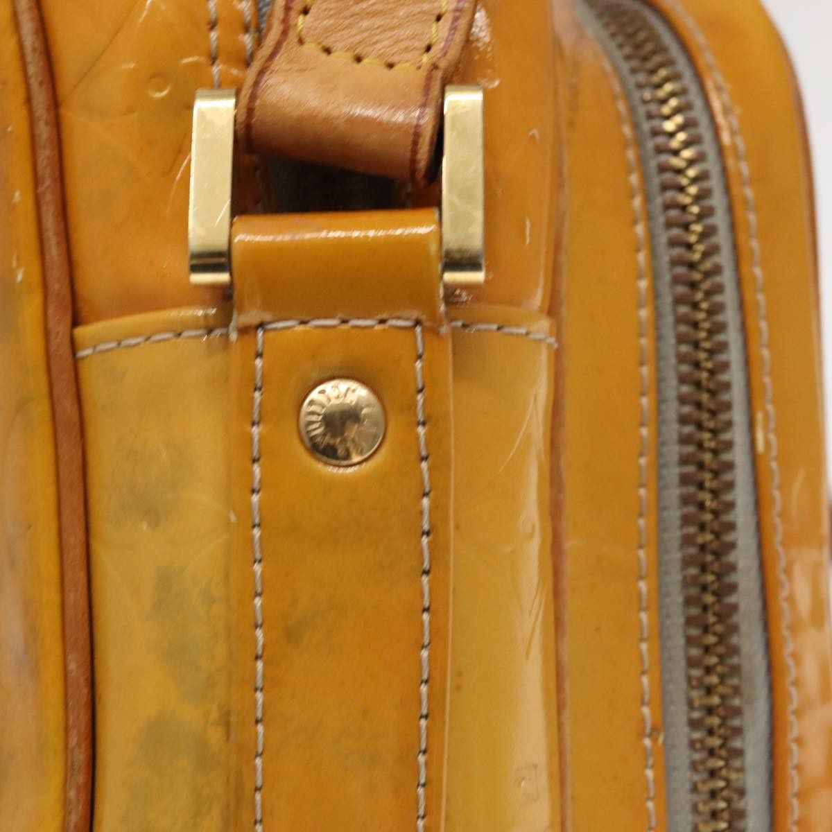 Wooster Yellow Patent Leather Clutch Bag (Pre-Owned)