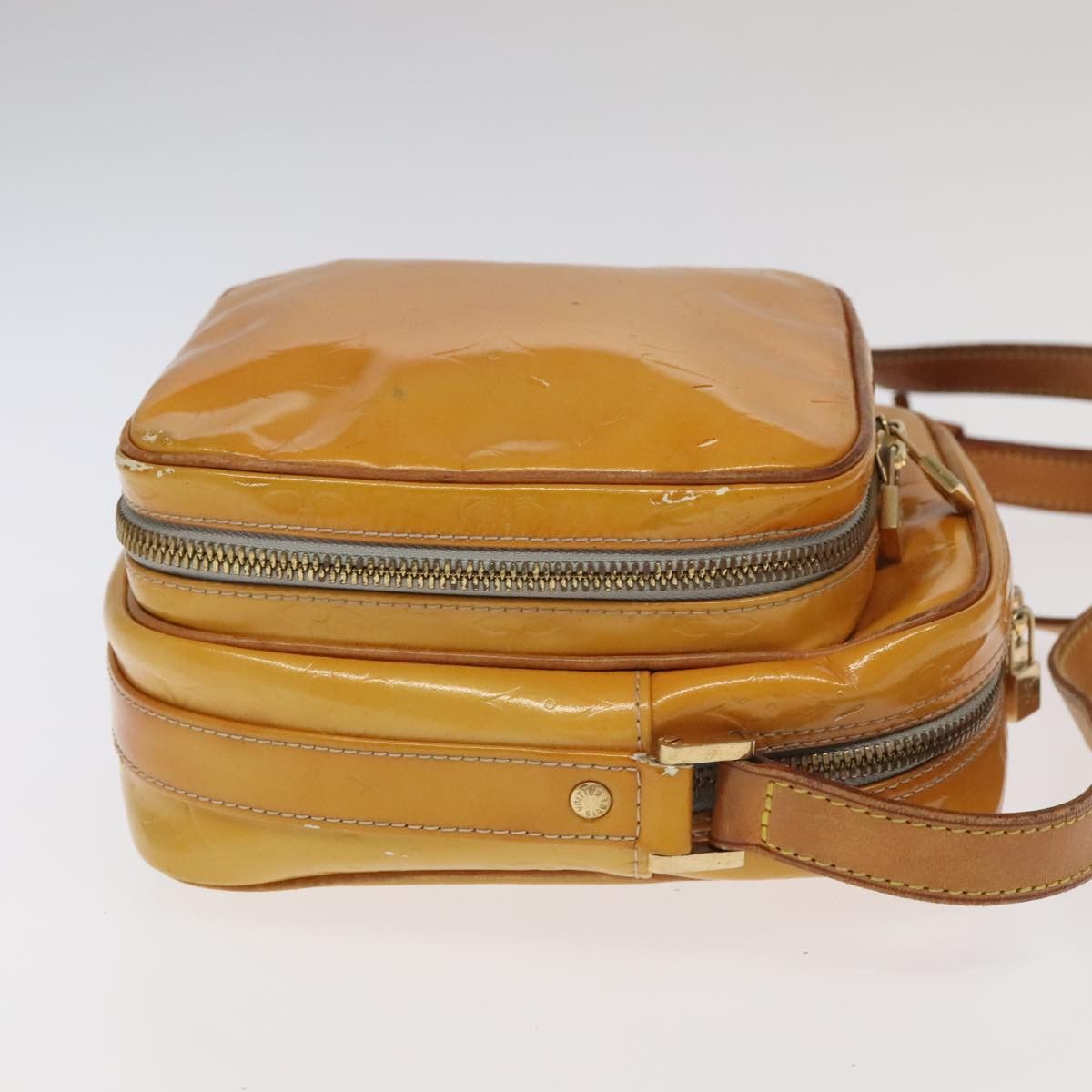 Wooster Yellow Patent Leather Clutch Bag (Pre-Owned)