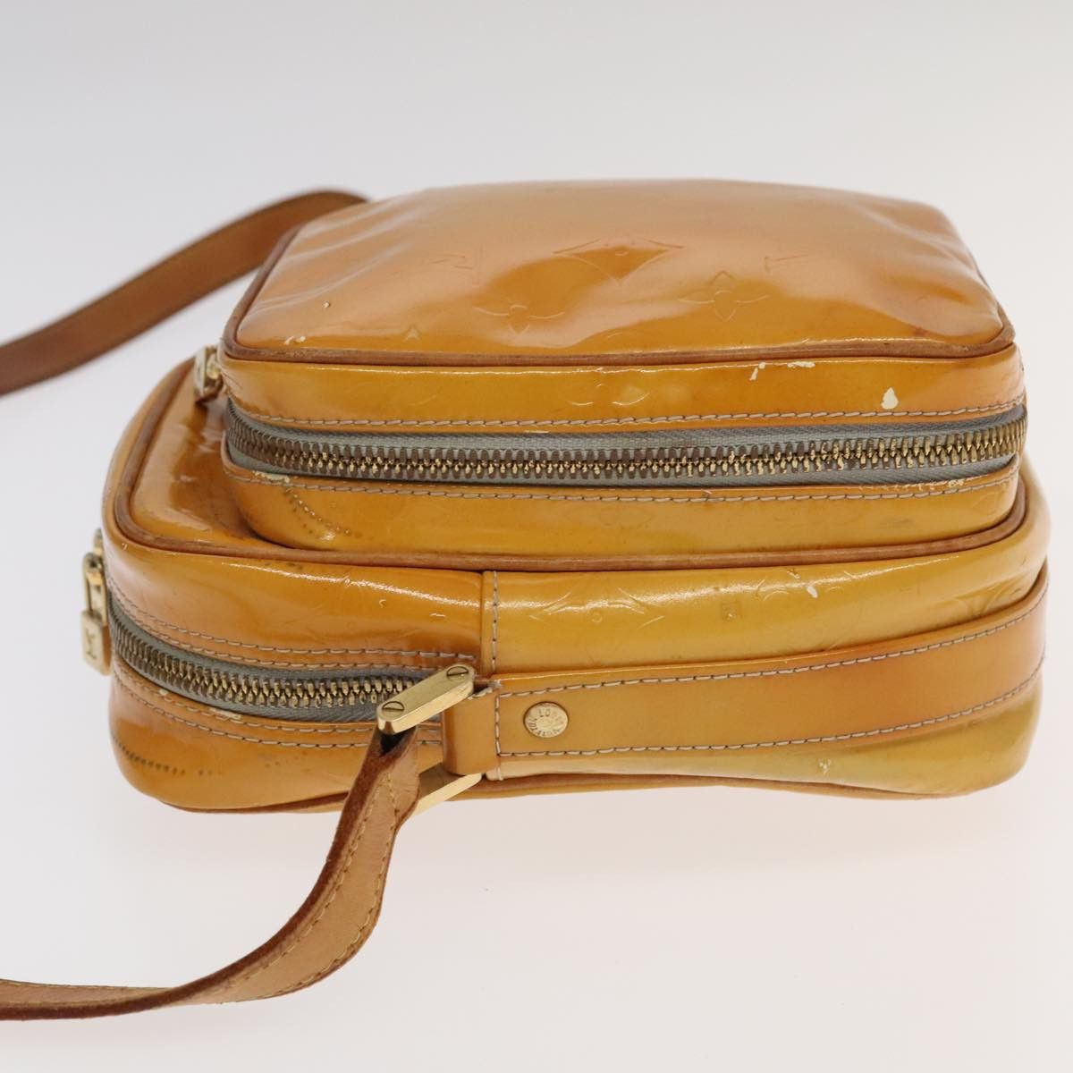 Wooster Yellow Patent Leather Clutch Bag (Pre-Owned)