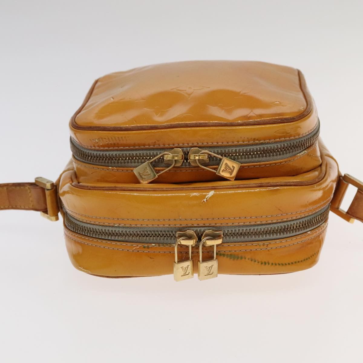 Wooster Yellow Patent Leather Clutch Bag (Pre-Owned)