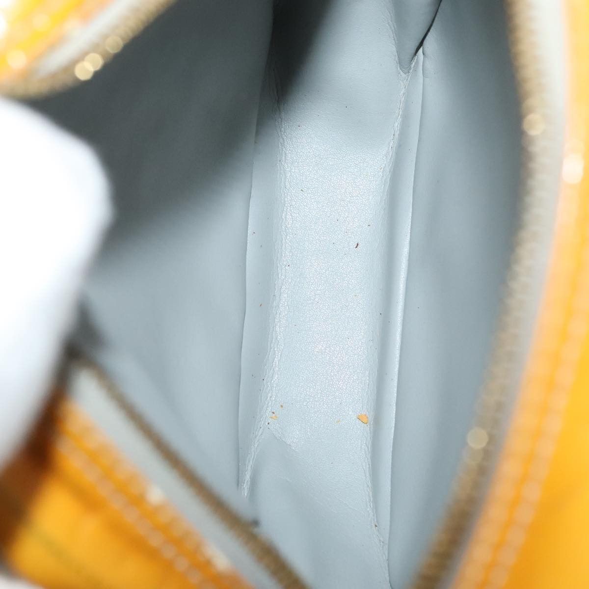 Wooster Yellow Patent Leather Clutch Bag (Pre-Owned)