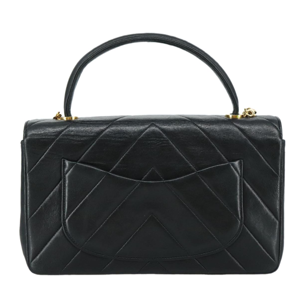 Chanel Coco Handle Black Leather Handbag (Pre-Owned) Size ONE SIZE - 2 Thumbnail