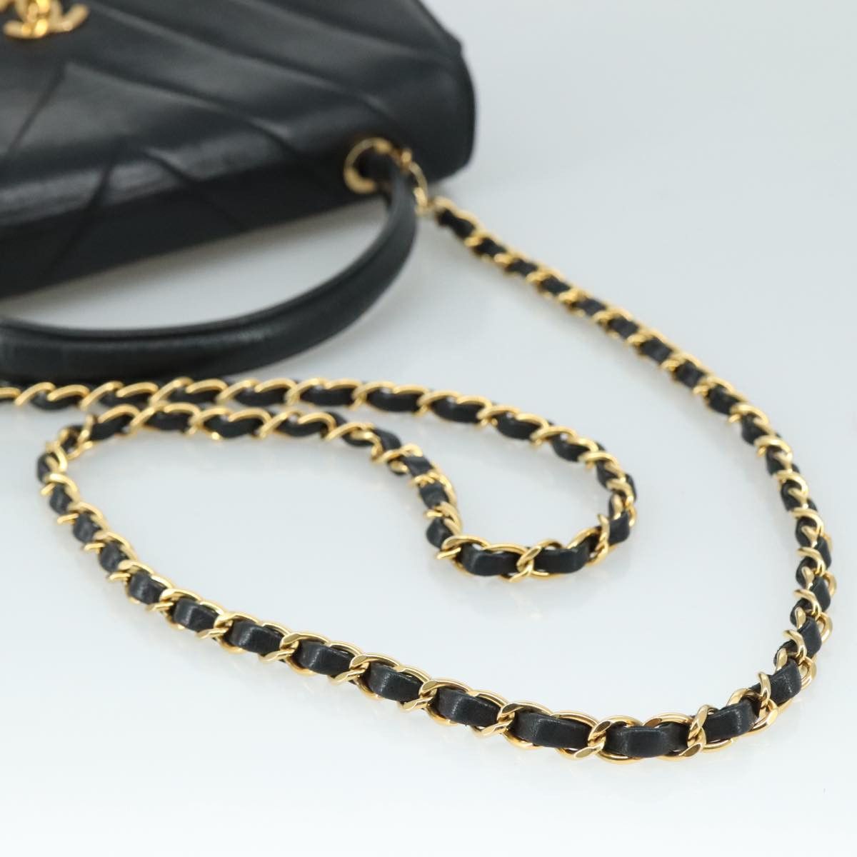 Chanel Coco Handle Black Leather Handbag (Pre-Owned) Size ONE SIZE - 5 Thumbnail