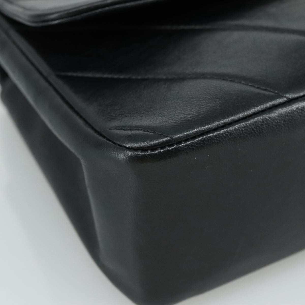 Chanel Coco Handle Black Leather Handbag (Pre-Owned) Size ONE SIZE - 8 Thumbnail