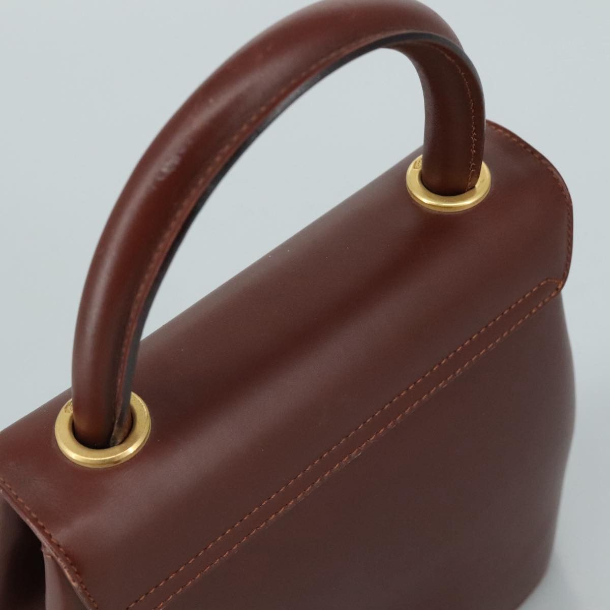 Salvatore Ferragamo Brown Leather Handbag (Pre-Owned) Size ONE SIZE - 16 Thumbnail