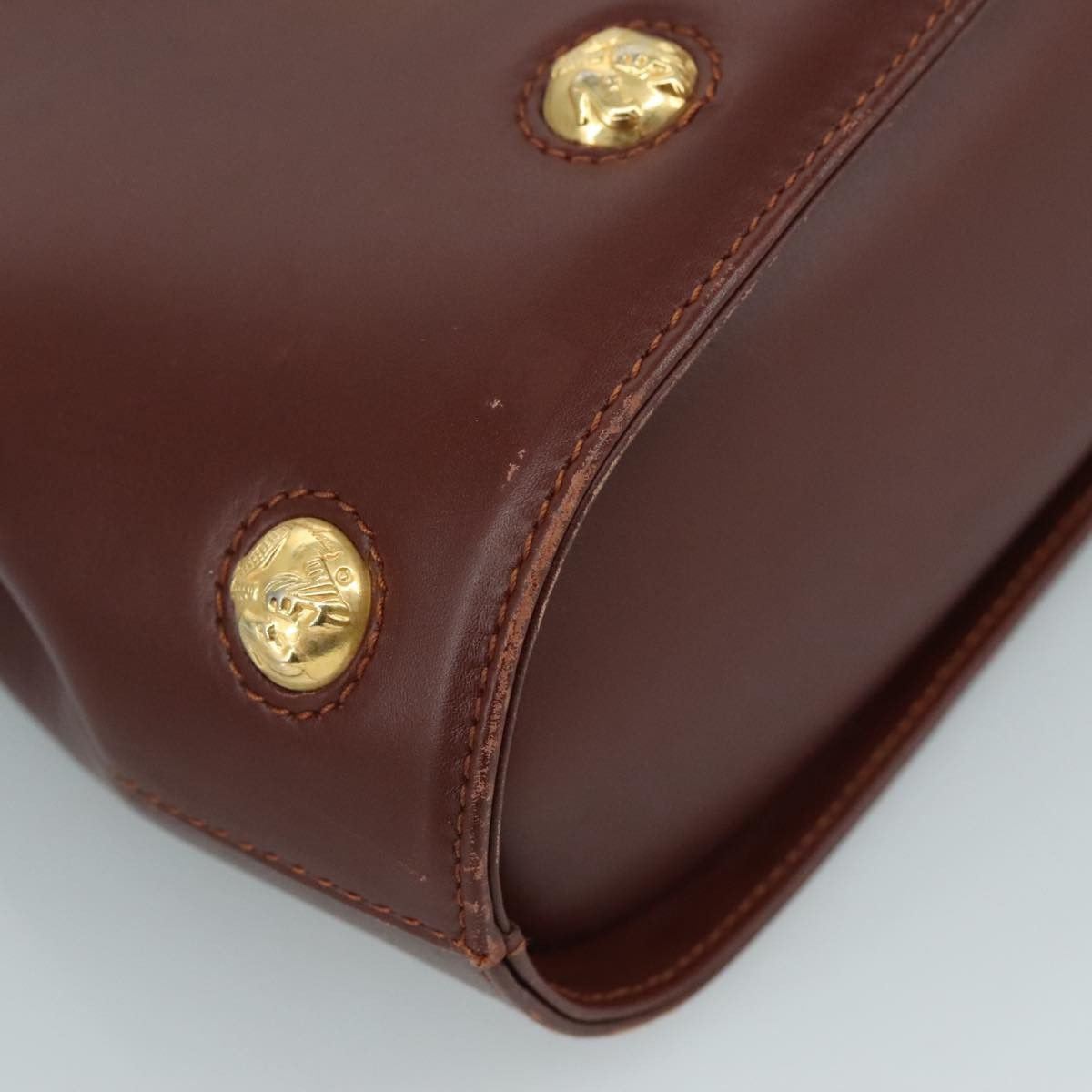 Salvatore Ferragamo Brown Leather Handbag (Pre-Owned) Size ONE SIZE - 8 Thumbnail