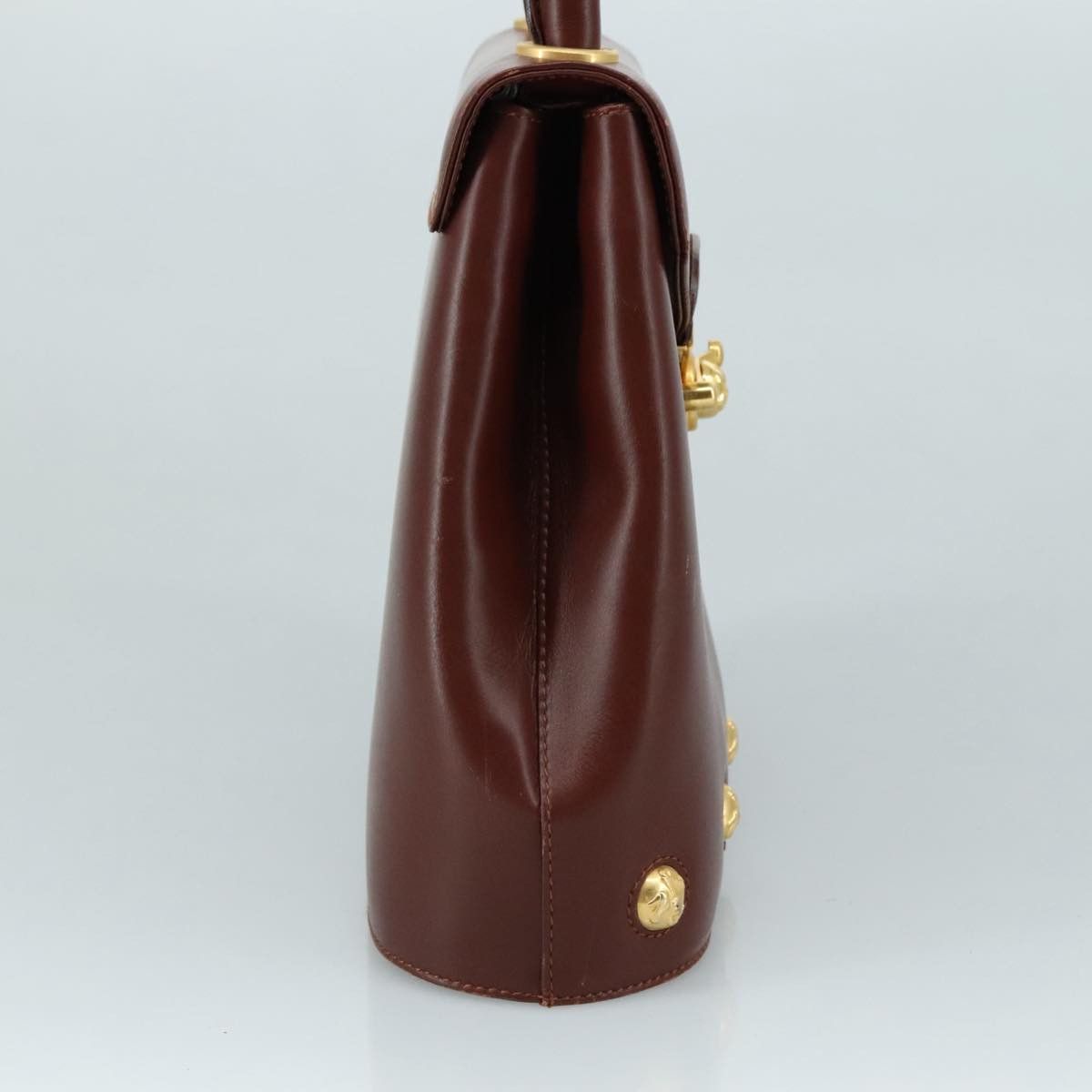 Salvatore Ferragamo Brown Leather Handbag (Pre-Owned) Size ONE SIZE - 3 Thumbnail