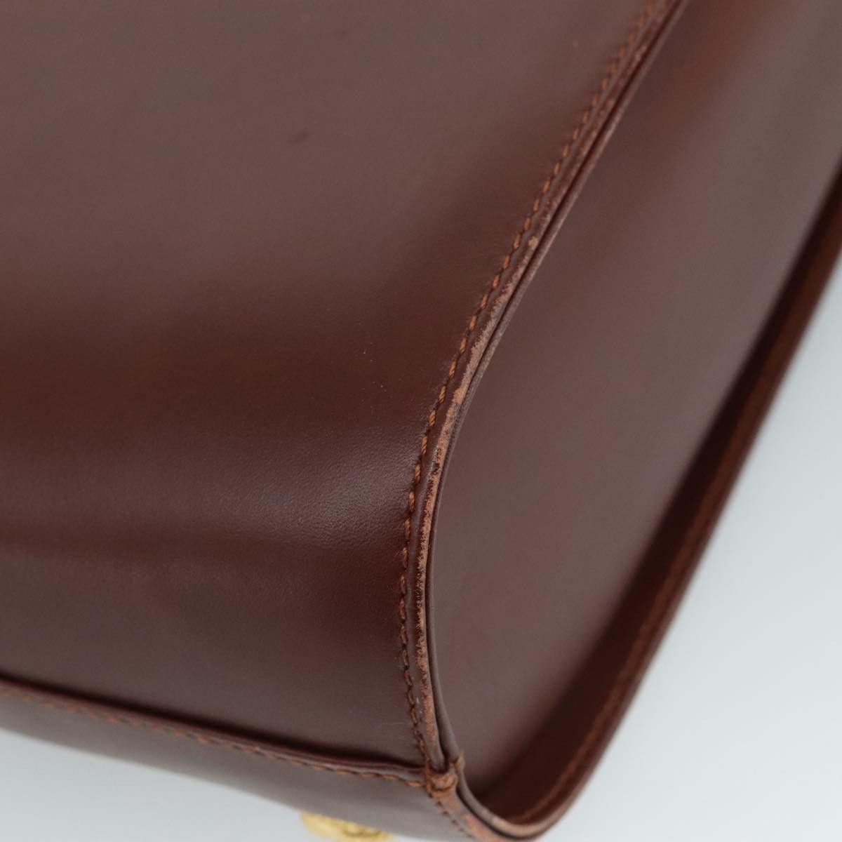 Salvatore Ferragamo Brown Leather Handbag (Pre-Owned) Size ONE SIZE - 10 Thumbnail