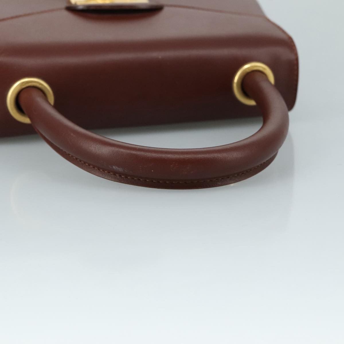 Salvatore Ferragamo Brown Leather Handbag (Pre-Owned) Size ONE SIZE - 5 Thumbnail