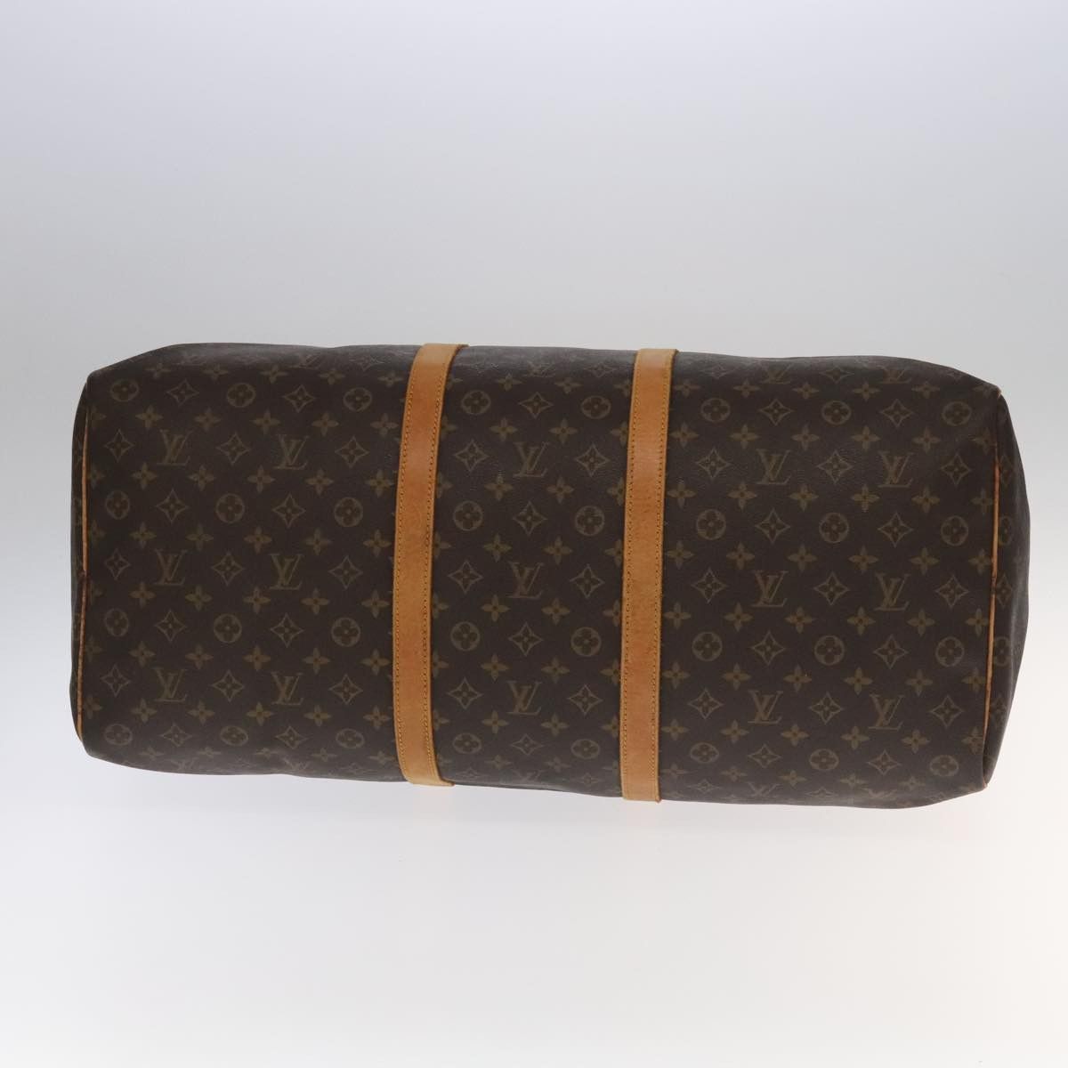 Louis Vuitton Keepall Bandoulière 60 Brown Canvas Travel Bag (Pre-Owned) Size ONE SIZE - 7 Thumbnail