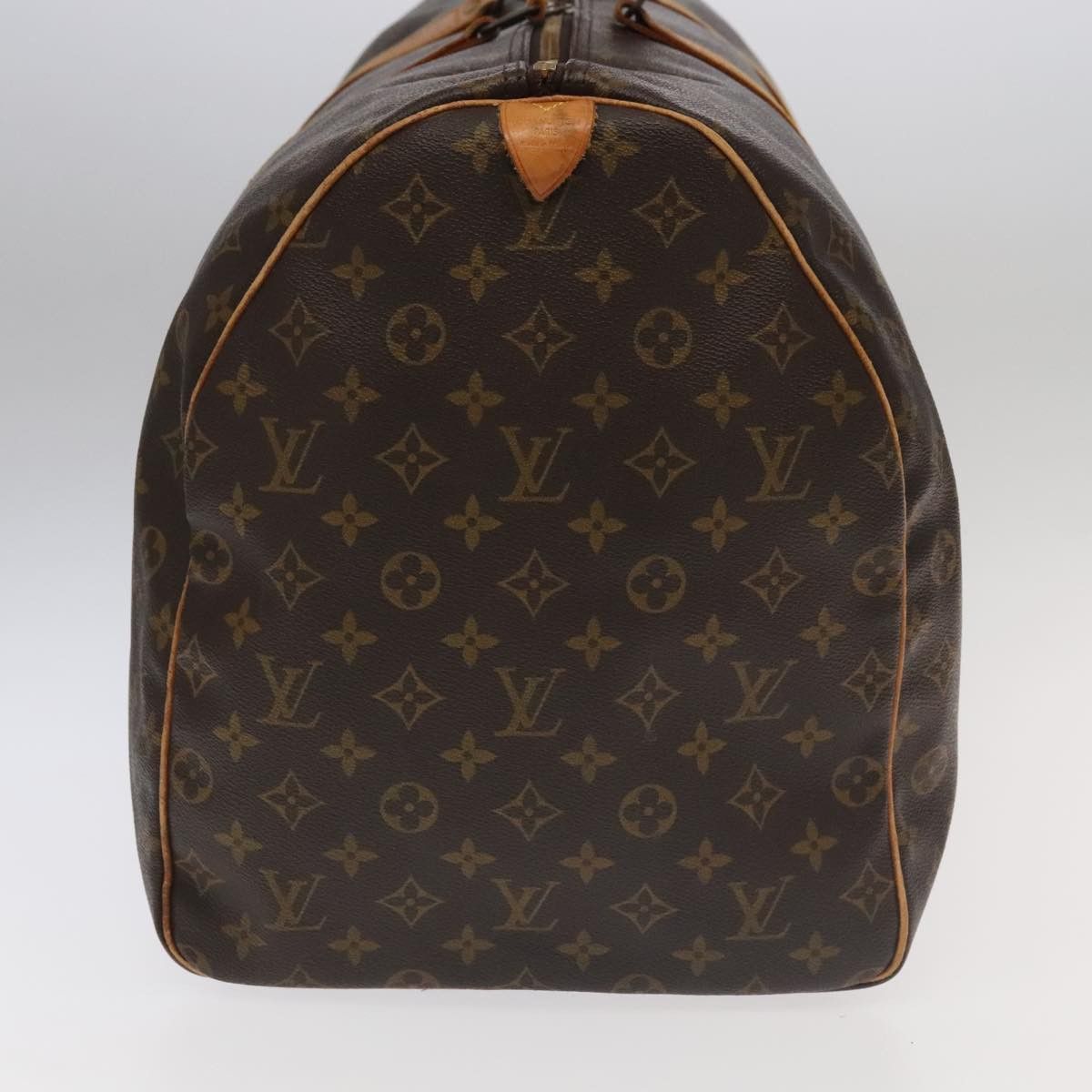 Louis Vuitton Keepall Bandoulière 60 Brown Canvas Travel Bag (Pre-Owned) Size ONE SIZE - 4 Thumbnail
