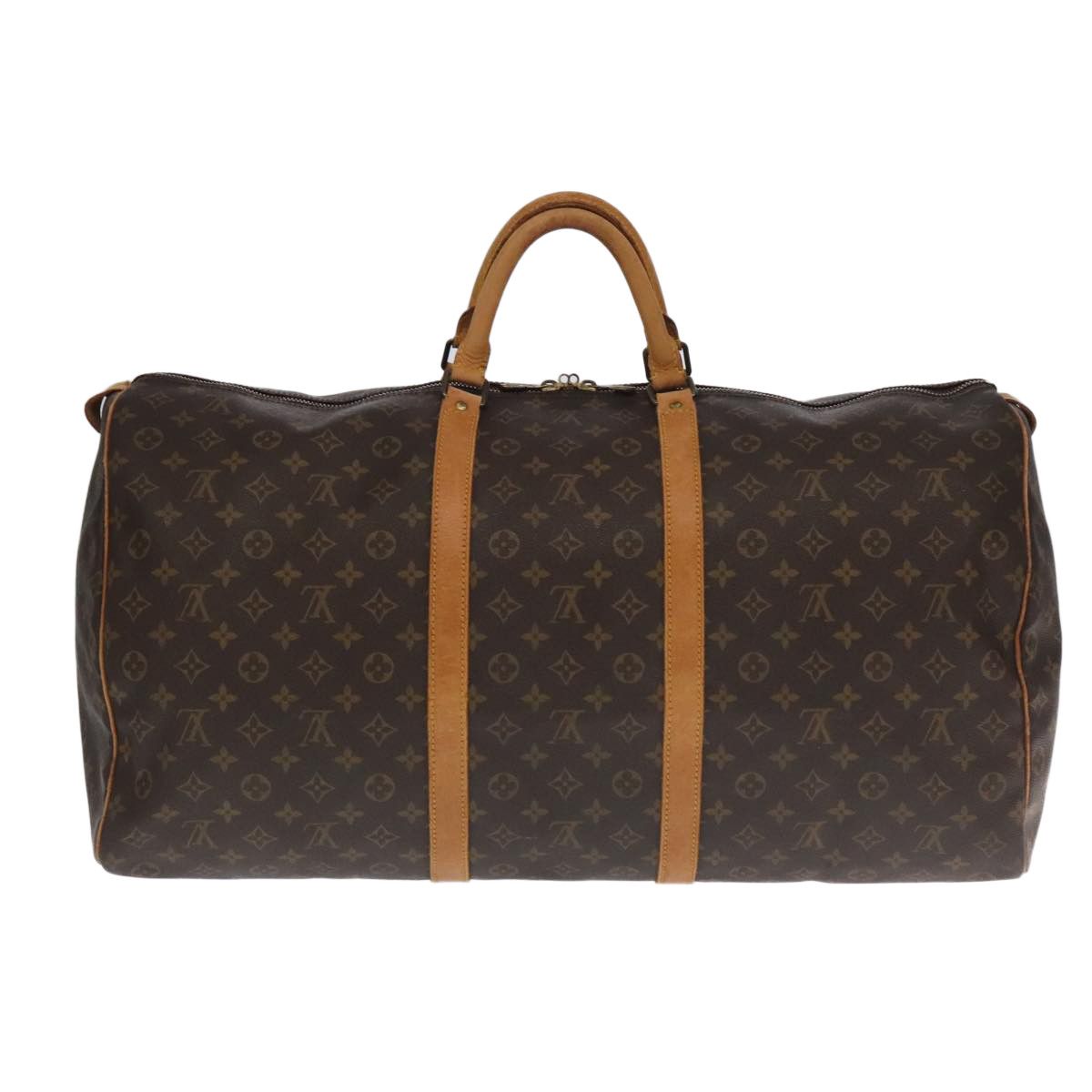 Louis Vuitton Keepall Bandoulière 60 Brown Canvas Travel Bag (Pre-Owned) Size ONE SIZE - 2 Thumbnail