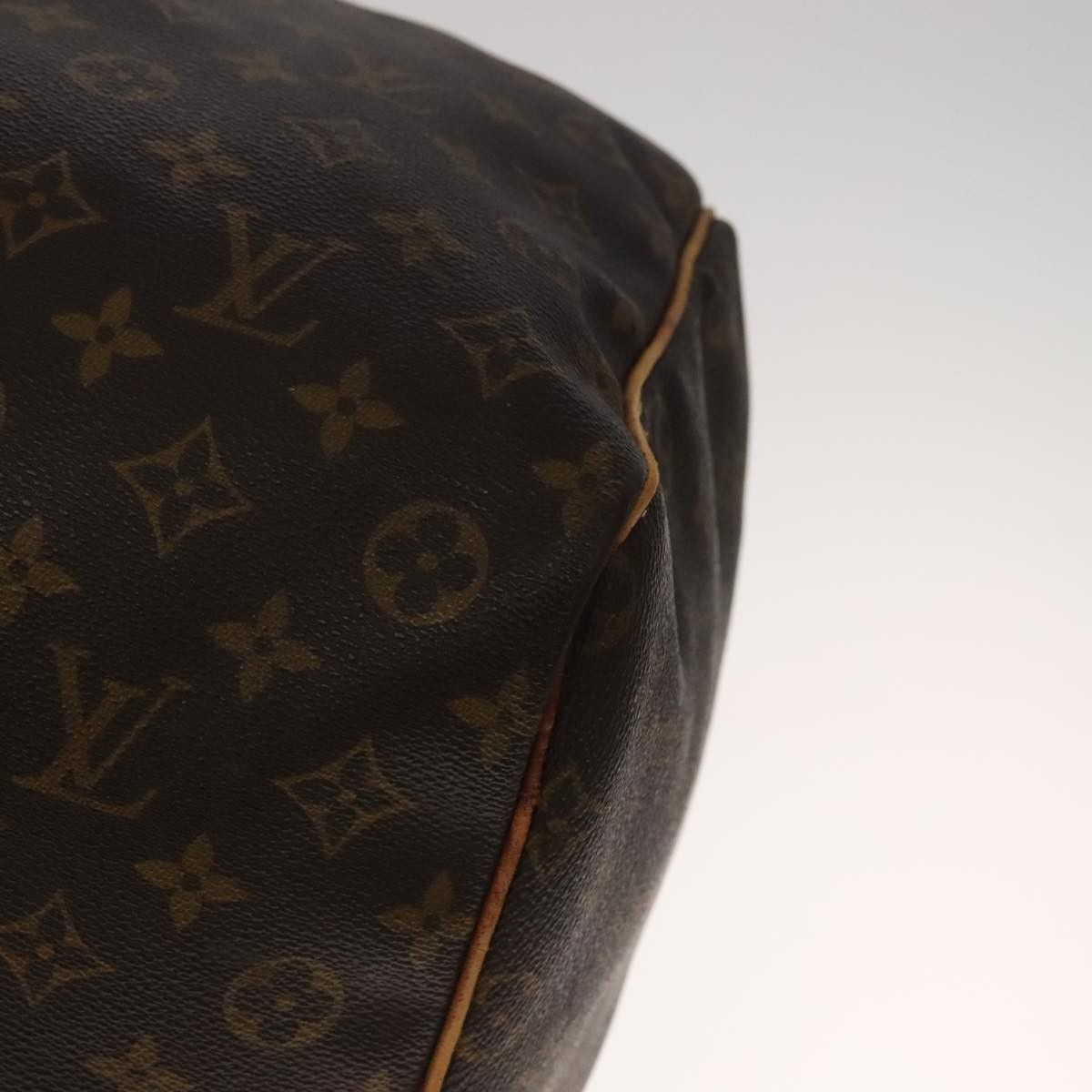Louis Vuitton Keepall Bandoulière 60 Brown Canvas Travel Bag (Pre-Owned) Size ONE SIZE - 11 Thumbnail