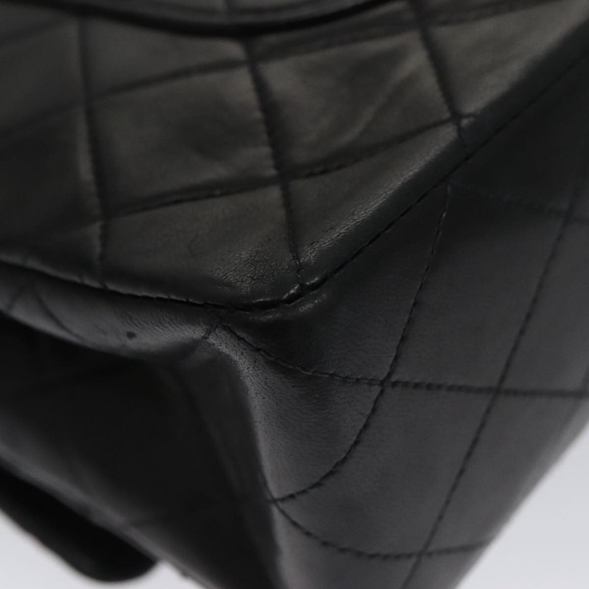 Chanel Timeless Black Leather Shoulder Bag (Pre-Owned) Size ONE SIZE - 9 Thumbnail