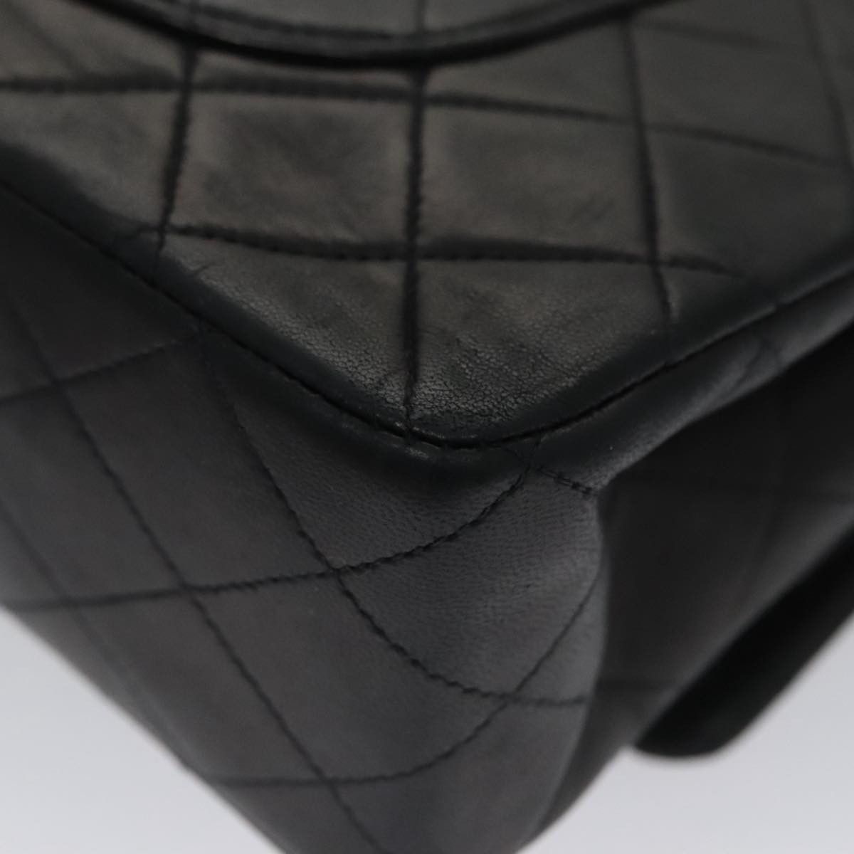 Chanel Timeless Black Leather Shoulder Bag (Pre-Owned) Size ONE SIZE - 10 Thumbnail