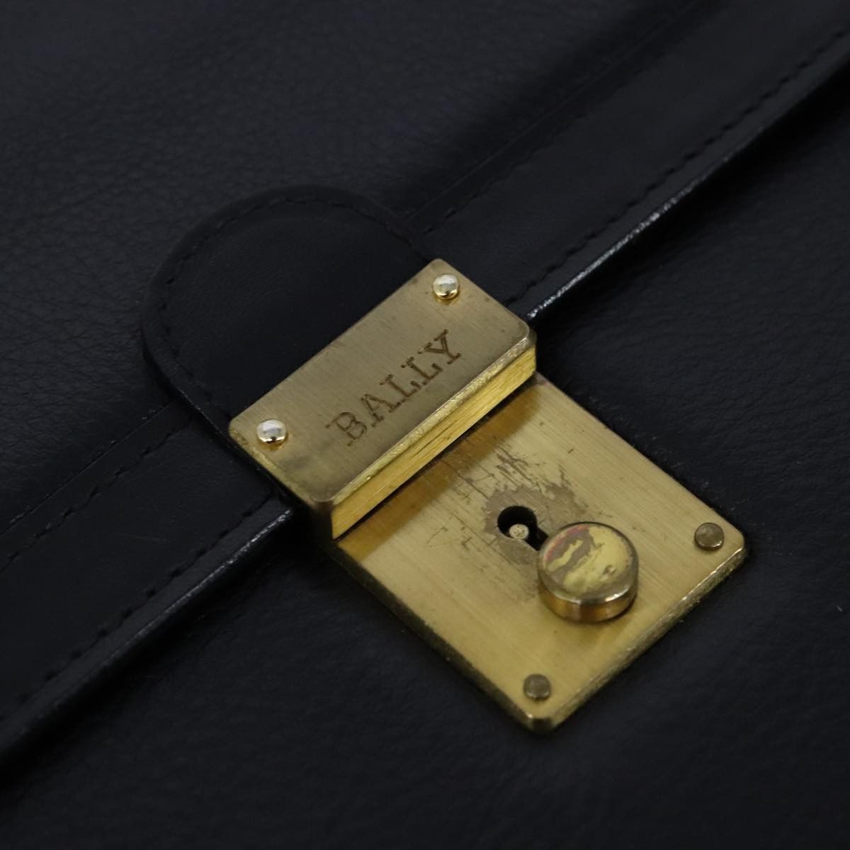 Bally Black Leather Briefcase Bag (Pre-Owned) Size ONE SIZE - 11 Thumbnail