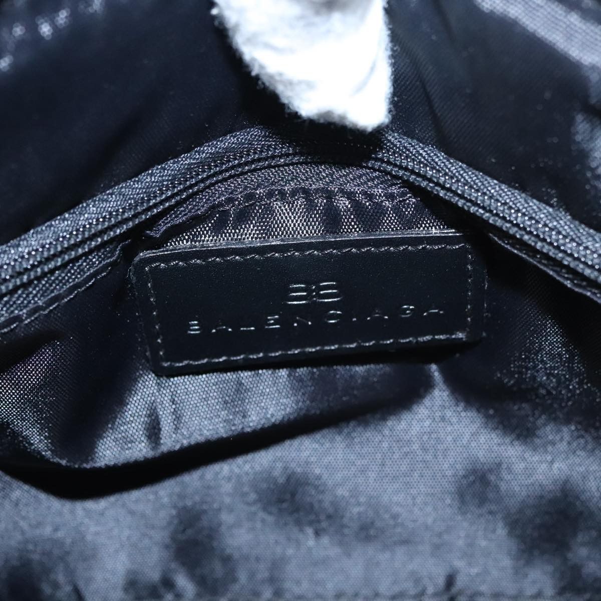 Balenciaga Bb Logo Black Canvas Handbag (Pre-Owned) Size ONE SIZE - 14 Thumbnail