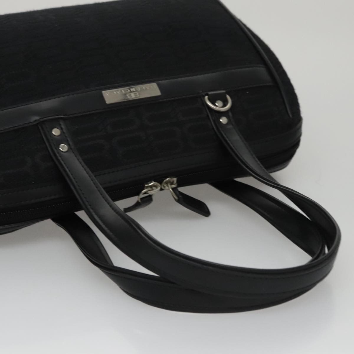 Balenciaga Bb Logo Black Canvas Handbag (Pre-Owned) Size ONE SIZE - 17 Thumbnail