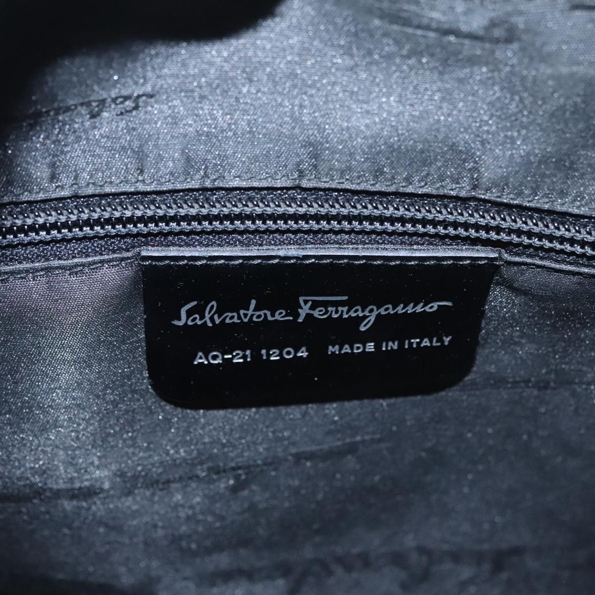 Salvatore Ferragamo Blue Leather Handbag (Pre-Owned) Size ONE SIZE - 14 Thumbnail