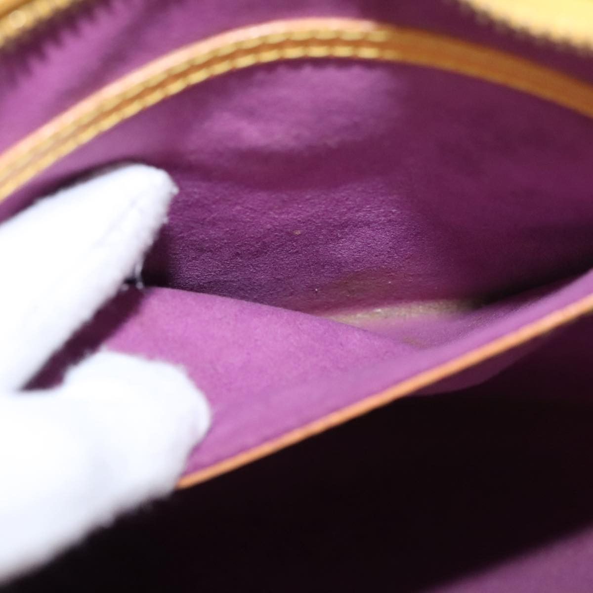 Louis Vuitton Saint Jacques Yellow Leather Handbag (Pre-Owned) Size ONE SIZE - 12 Thumbnail