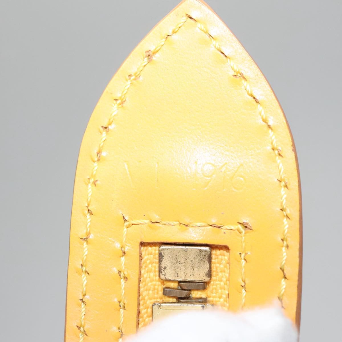 Louis Vuitton Saint Jacques Yellow Leather Handbag (Pre-Owned) Size ONE SIZE - 17 Thumbnail